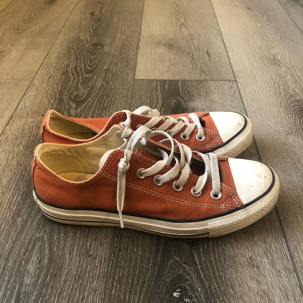 Converse Chuck Taylor All Star Low Too Orange Sneaker Shoes Unisex W8/M6 Run Big